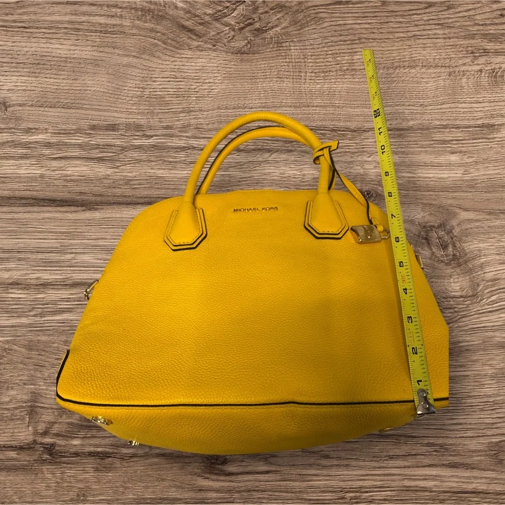 Michael Kors Yellow Satchel Bag - Picture 6 of 13